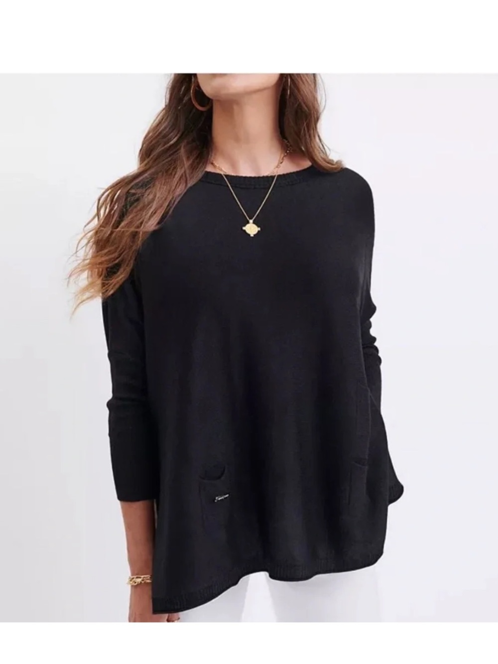 Mersea The Catalina Travel Sweater in Black